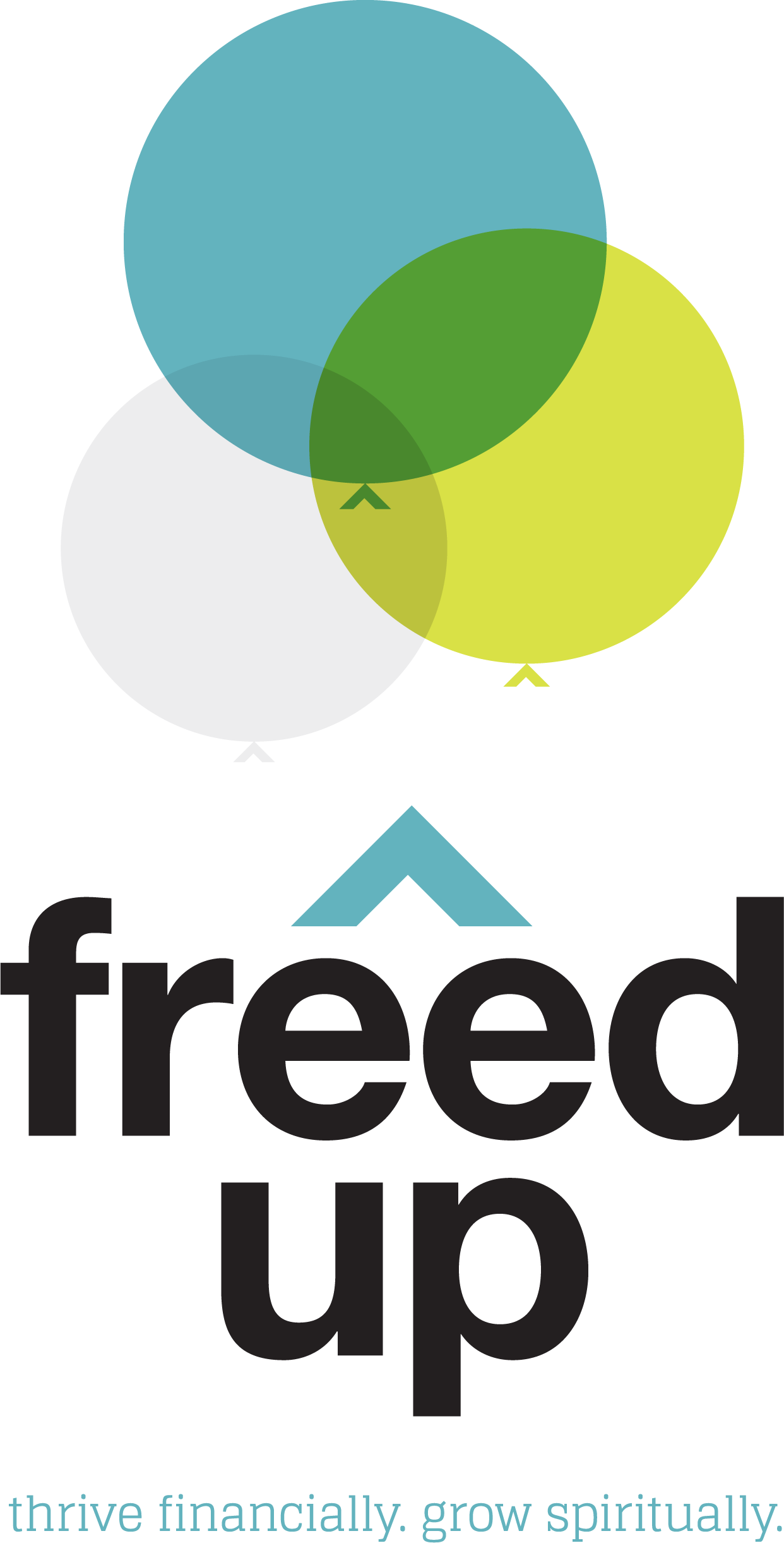 Freed Up logo, vertical